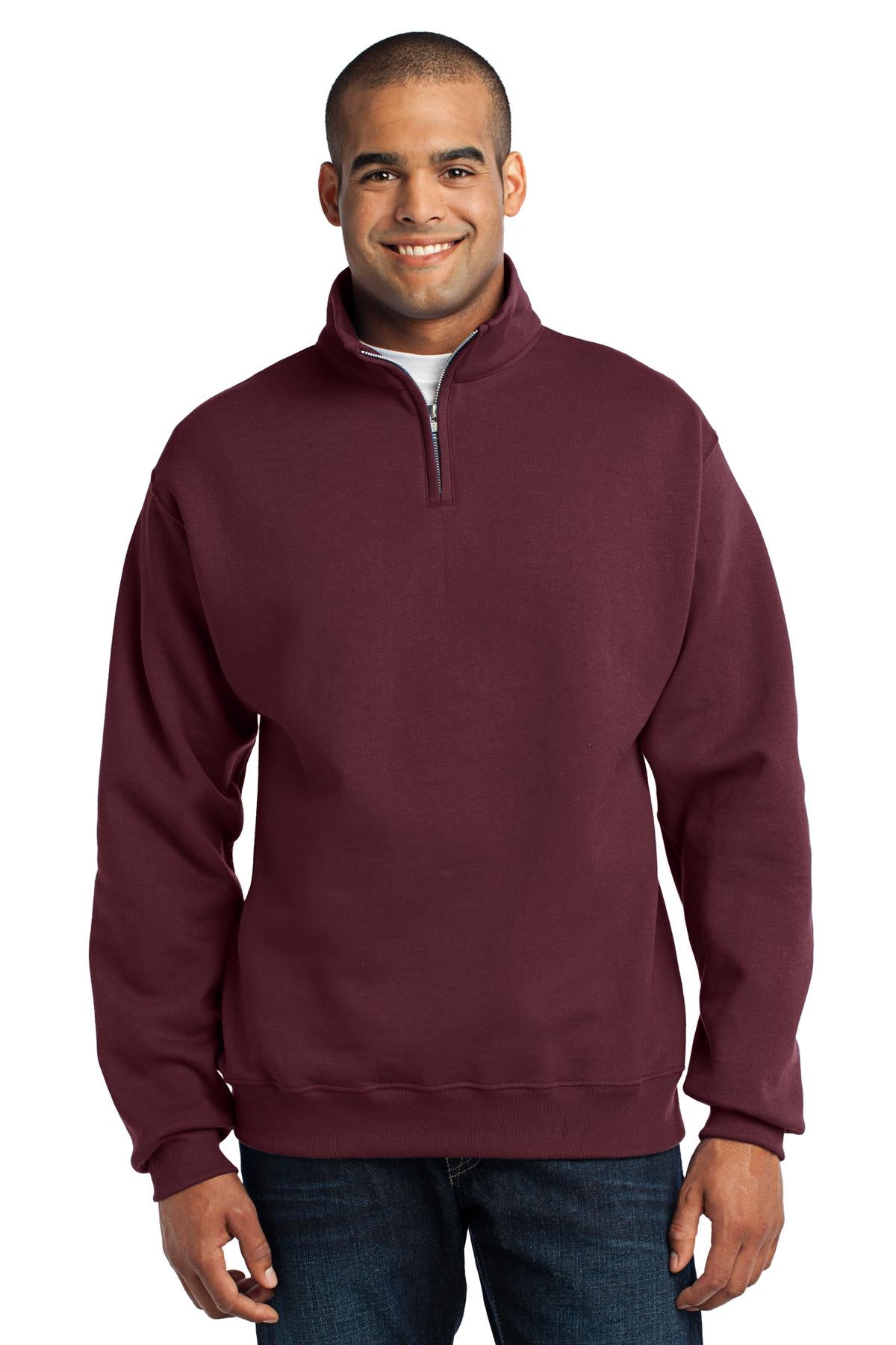 JERZEES - NuBlend1/4-Zip Cadet Collar Sweatshirt. 995M