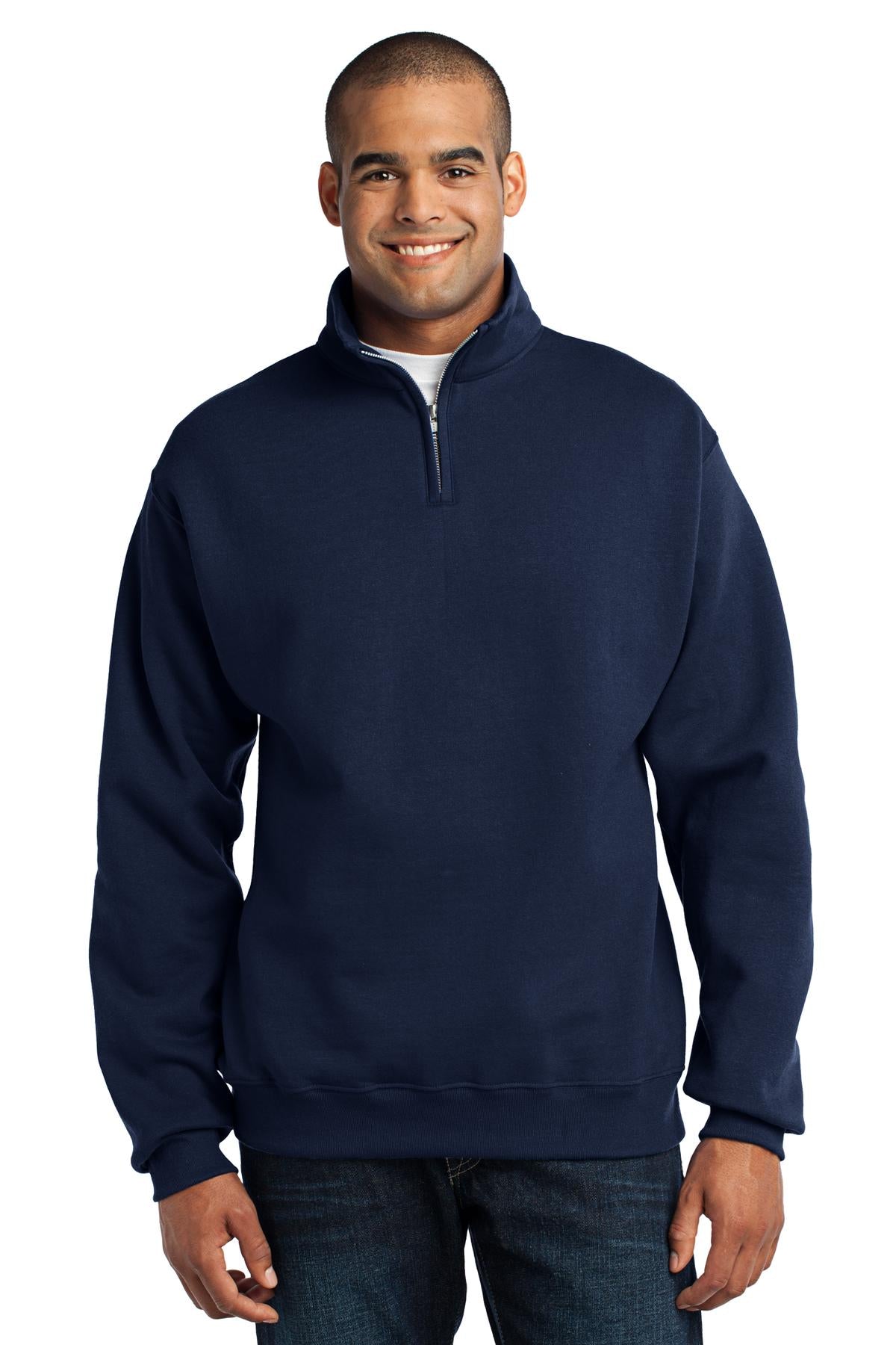 JERZEES - NuBlend1/4-Zip Cadet Collar Sweatshirt. 995M
