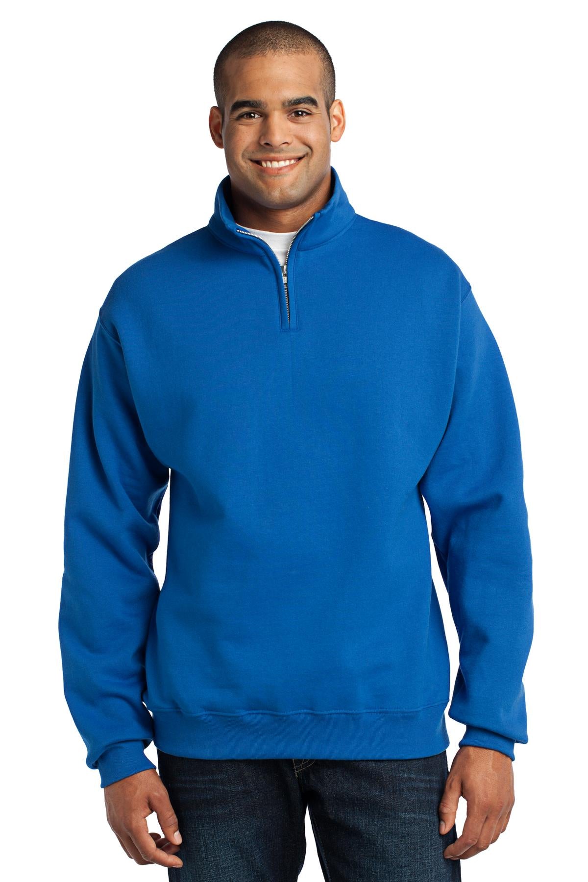JERZEES - NuBlend1/4-Zip Cadet Collar Sweatshirt. 995M