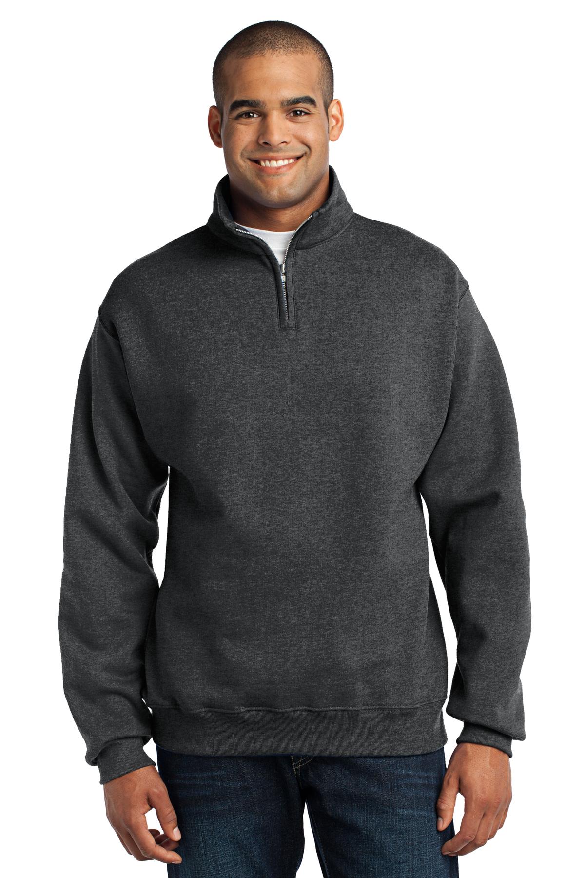 JERZEES - NuBlend1/4-Zip Cadet Collar Sweatshirt. 995M