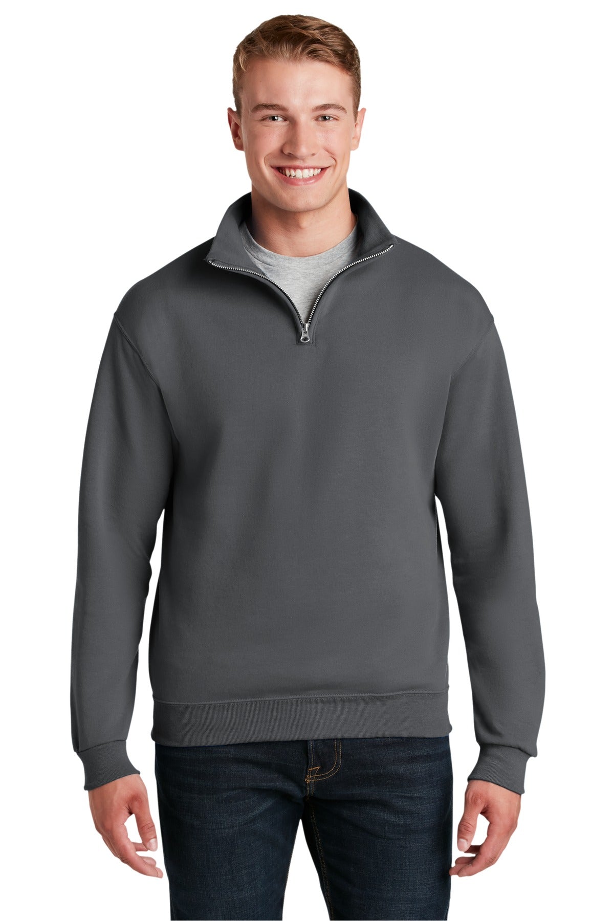 JERZEES - NuBlend1/4-Zip Cadet Collar Sweatshirt. 995M