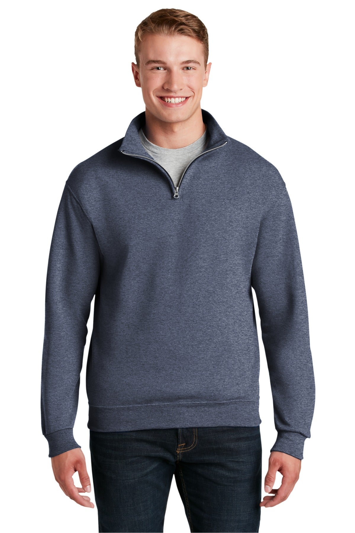 JERZEES - NuBlend1/4-Zip Cadet Collar Sweatshirt. 995M