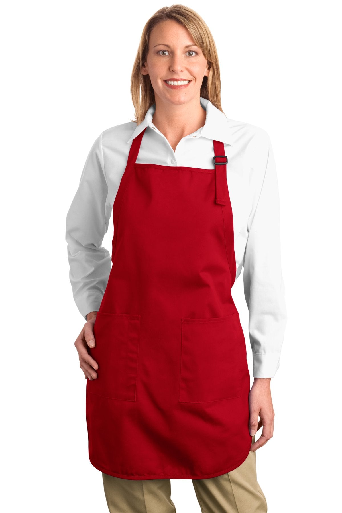 Port Authority Full-Length Apron with Pockets. A500