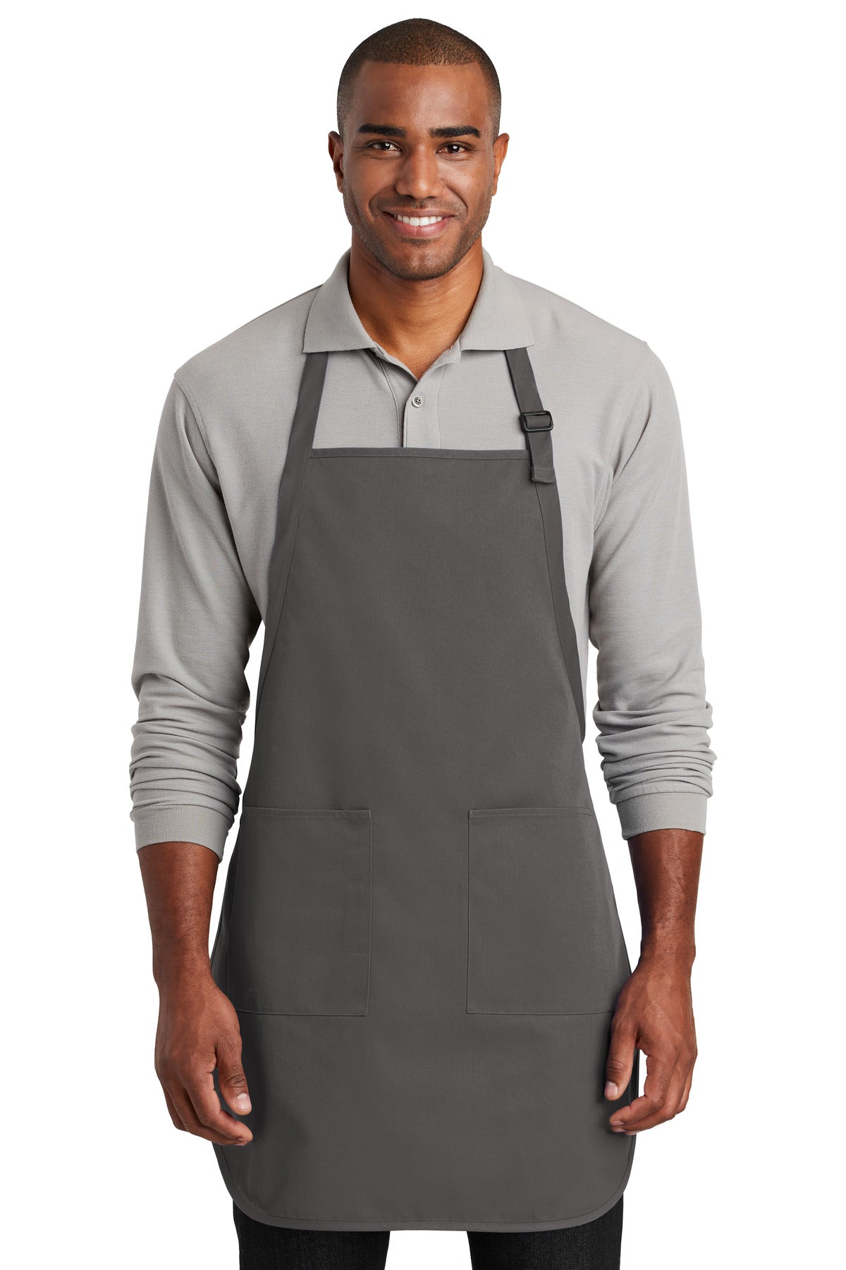 Port Authority Full-Length Two -Pocket Bib Apron. A600