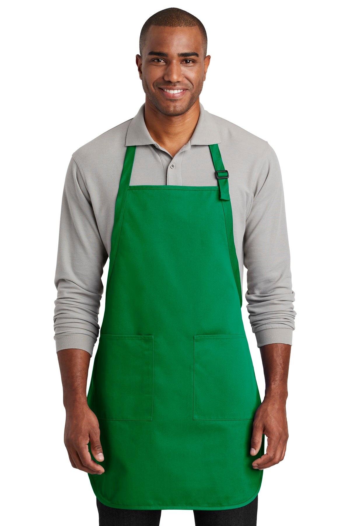 Port Authority Full-Length Two -Pocket Bib Apron. A600