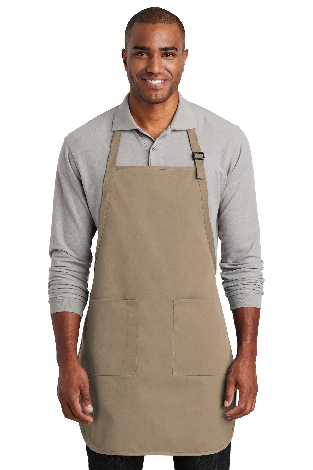 Port Authority Full-Length Two -Pocket Bib Apron. A600