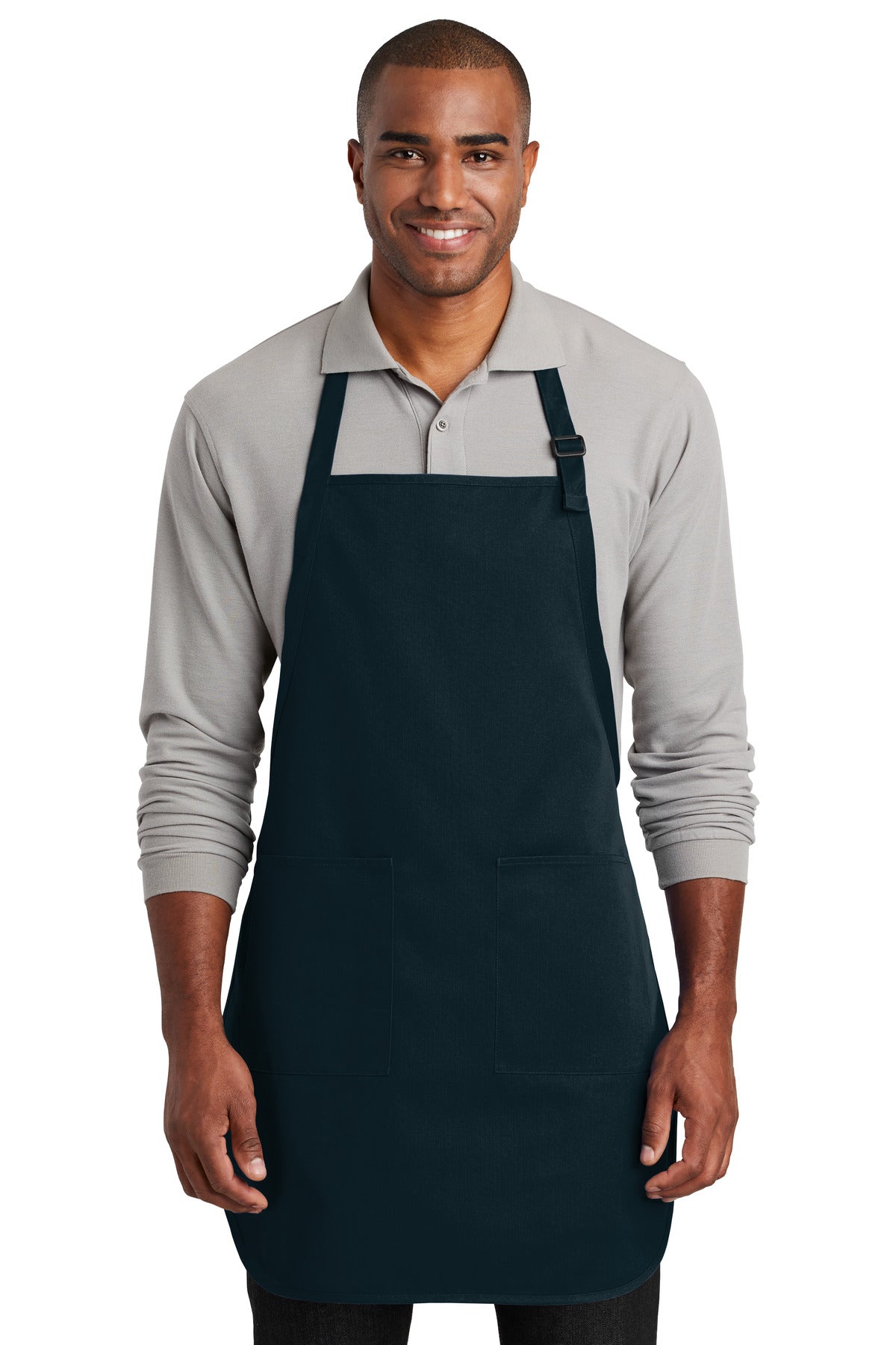Port Authority Full-Length Two -Pocket Bib Apron. A600