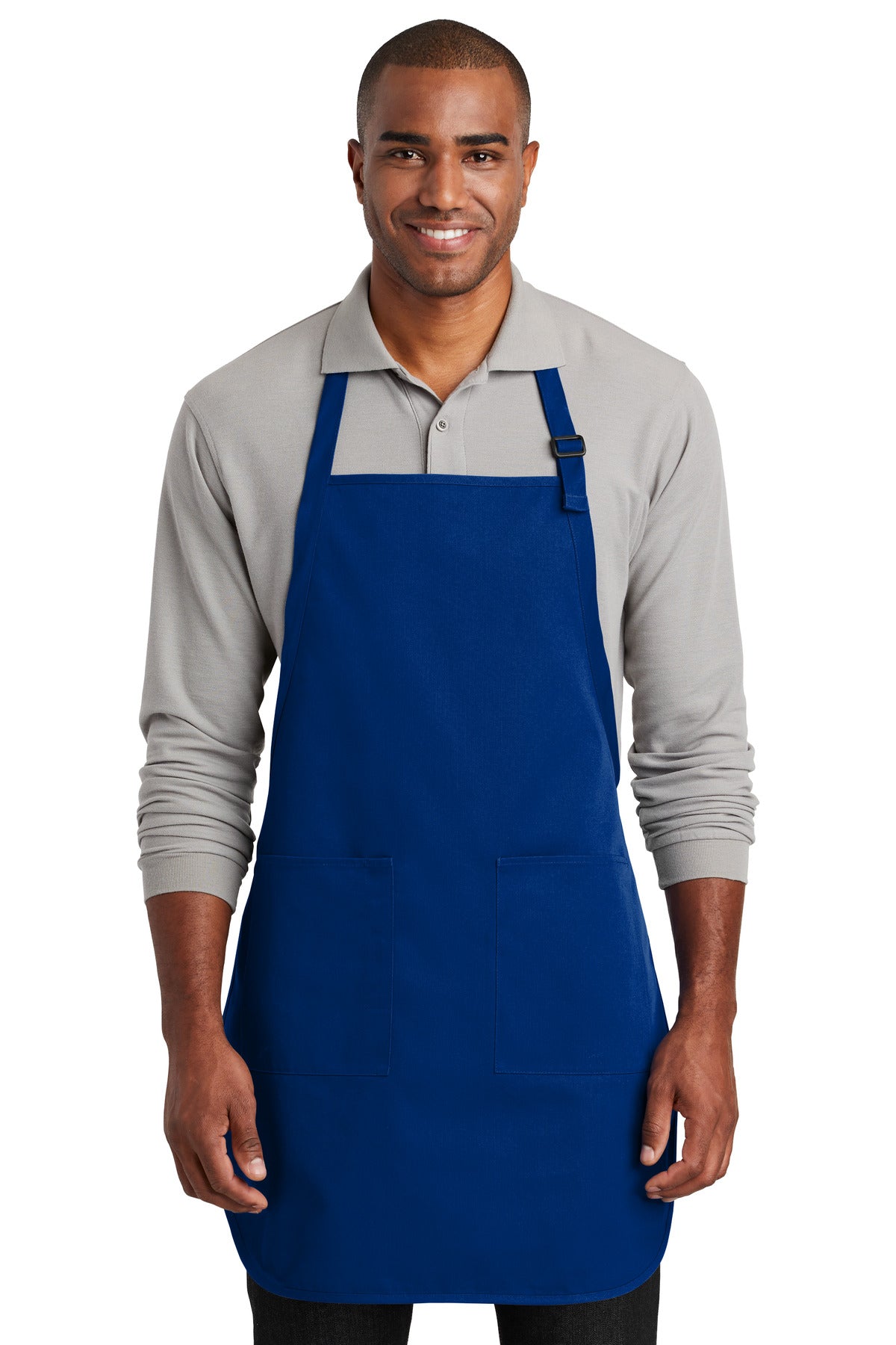 Port Authority Full-Length Two -Pocket Bib Apron. A600