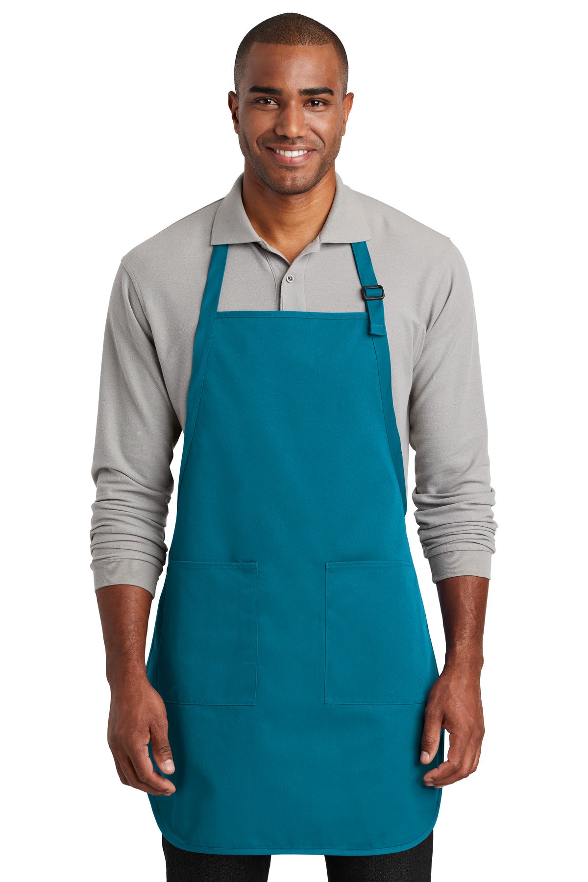Port Authority Full-Length Two -Pocket Bib Apron. A600