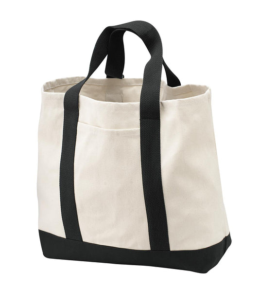 Port Authority - Ideal Twill Two -tone Shopping tote. B400