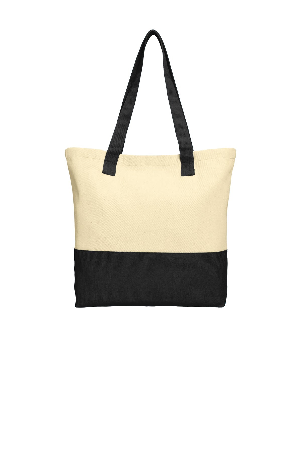 Port Authority Colorblock Cotton tote. BG414