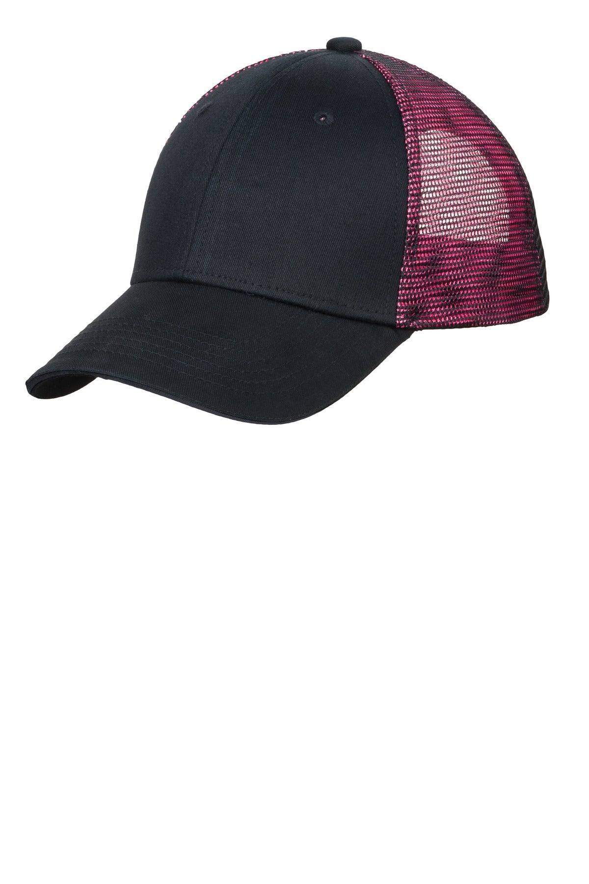 Port Authority Double Mesh Snapback Sandwich Bill Cap. C818
