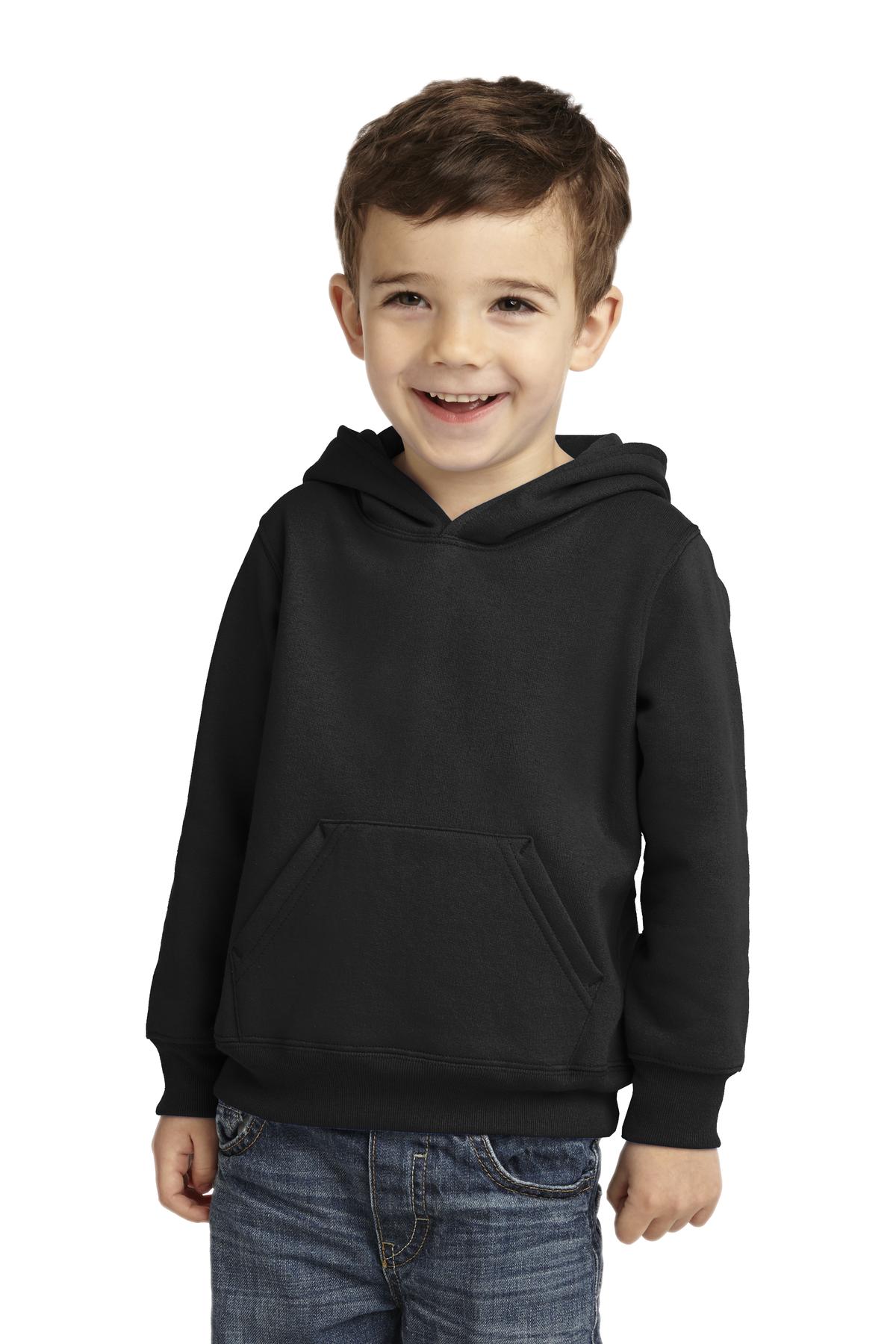 Port & Company toddler Core Fleece Pullover Hooded Sweatshirt. CAR78TH