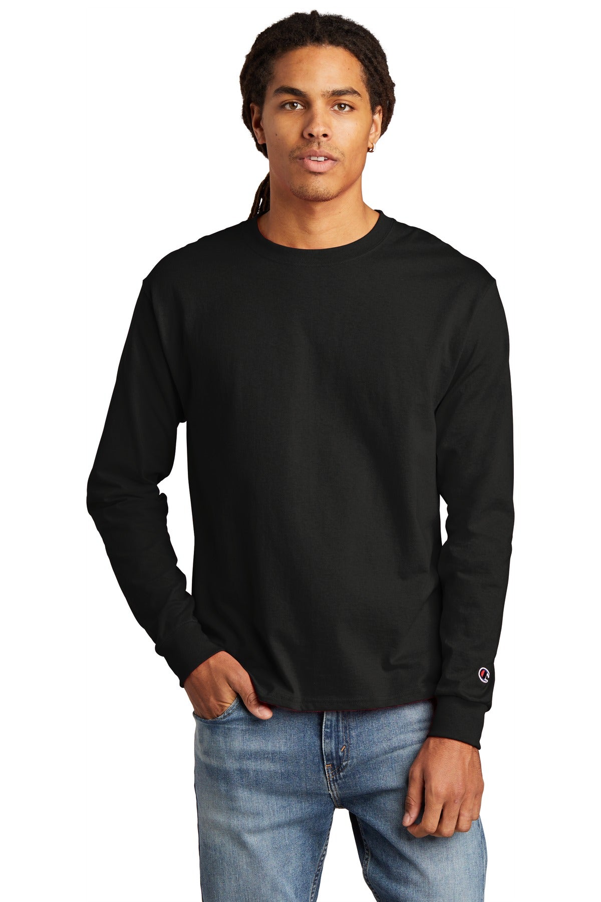 Champion Heritage 5.2-oz. Jersey Long Sleeve Tee CC8C