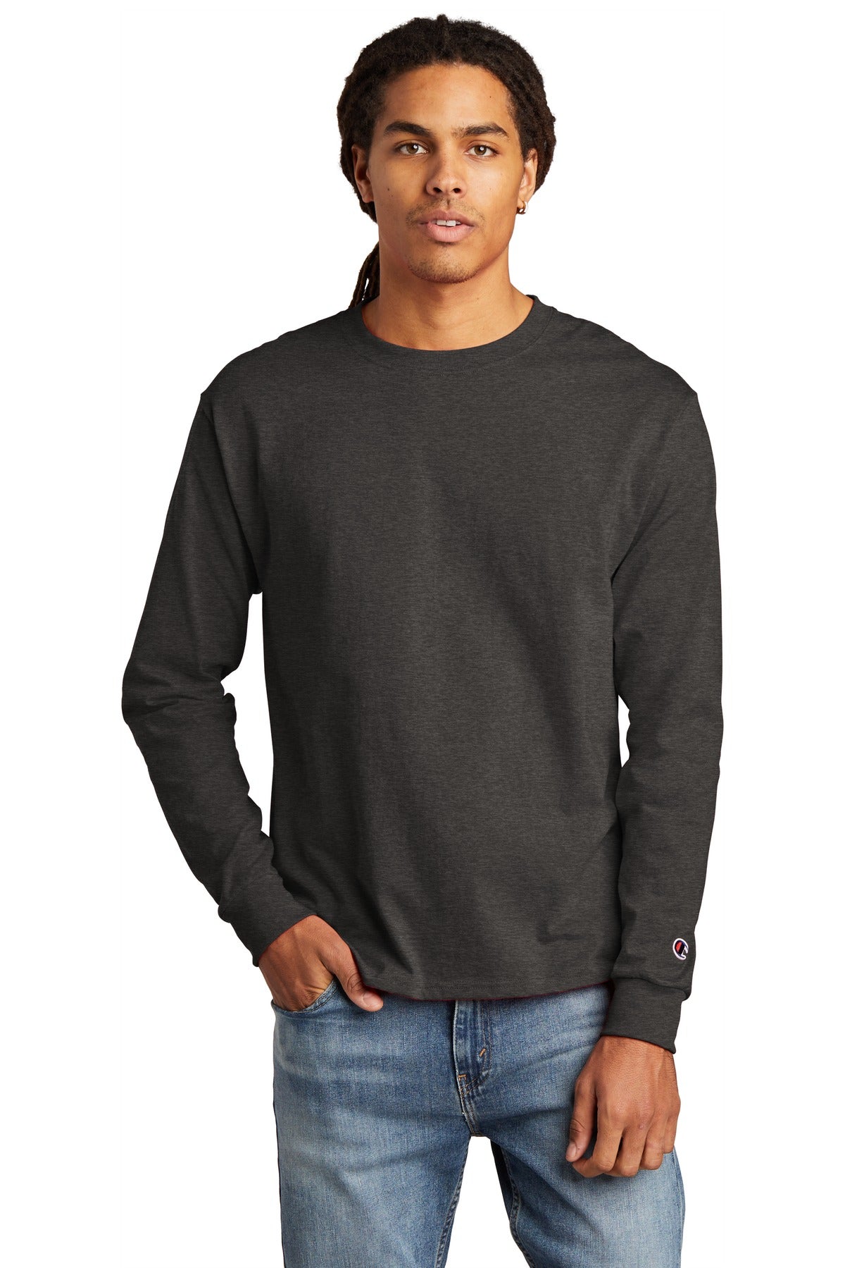 Champion Heritage 5.2-oz. Jersey Long Sleeve Tee CC8C