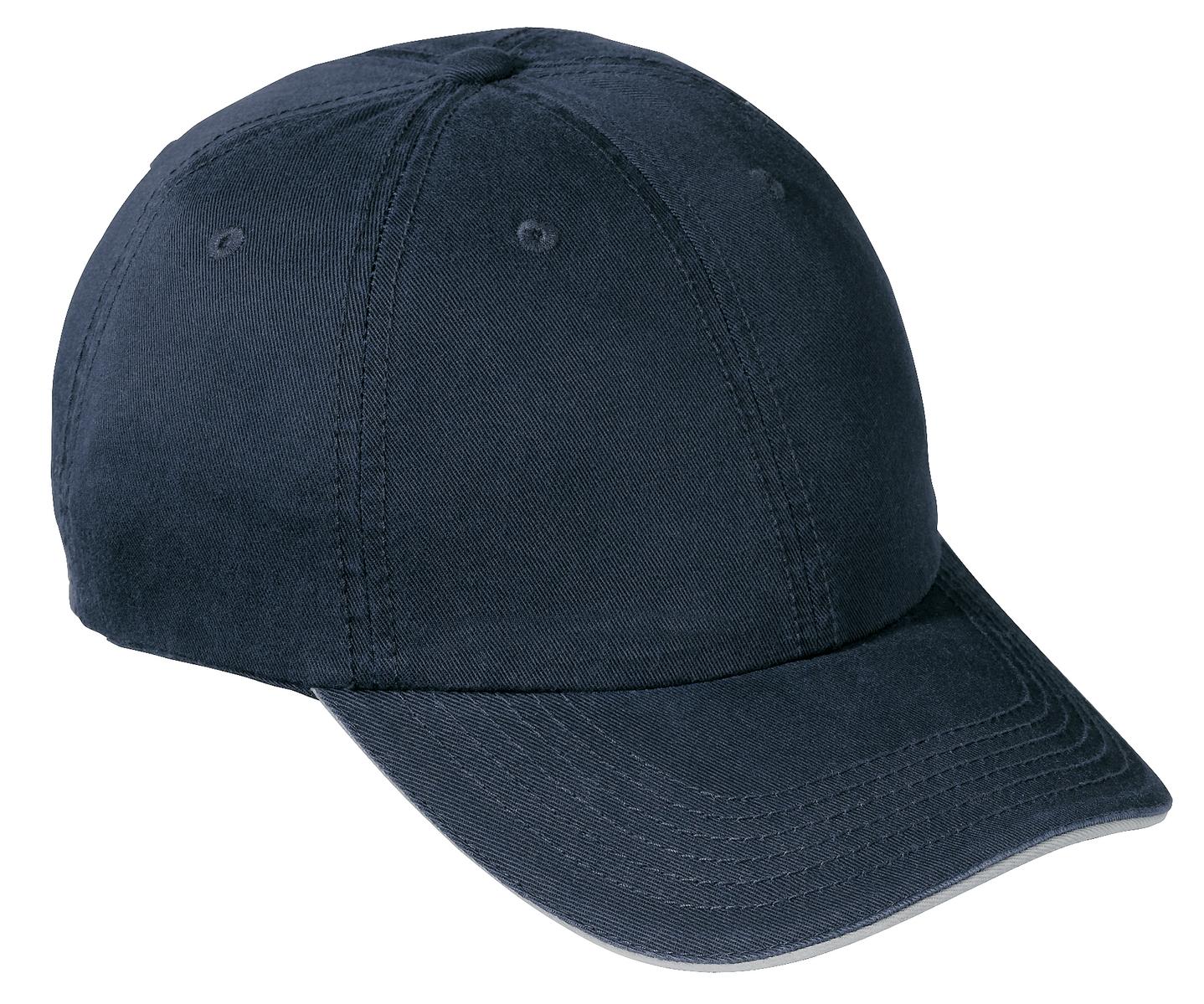 Port & Company Washed Twill Sandwich Bill Cap. CP79
